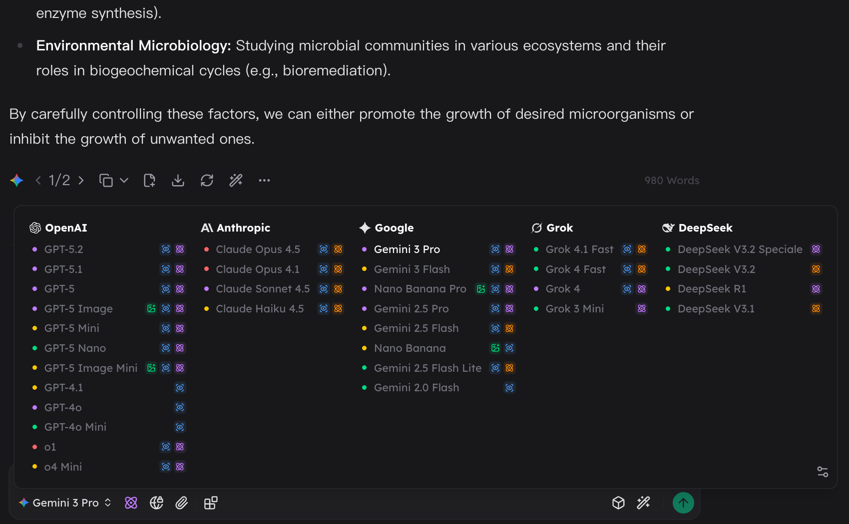Switch Models Anytime